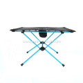 Foldable Ultralight Aluminum Table Portable Camping Beach Table With Cup Holder